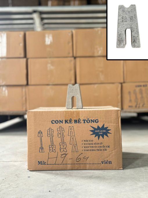 Con kê bê tông H9 (9cm) kê thép sàn lớp 2